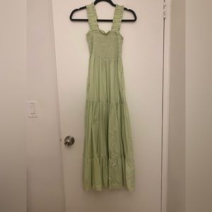 Light green Abercrombie midi dress